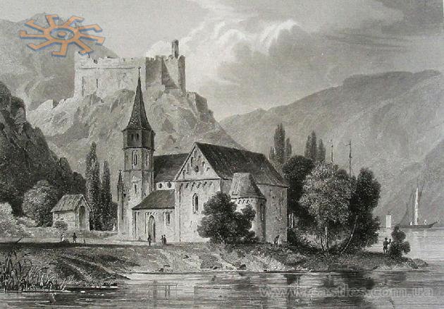 Замок Райхенштайн (Фалькенбург) в 1846 році.