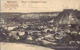 Castle and town in 1910