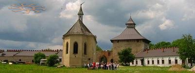 Panorama of the Medzhybizh castle.