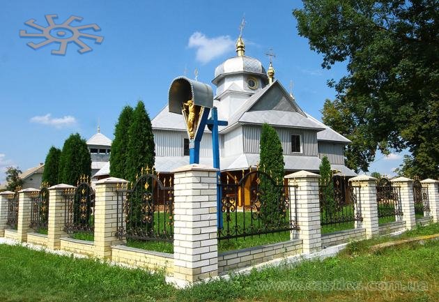 Покровська церква (1854) у Волосові. 18 серпня 2018 р.