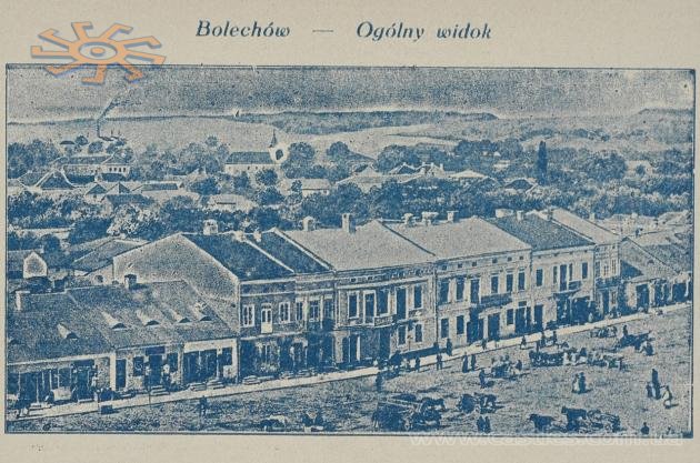 Панорама середмістя Болехова на початку ХХ ст. З сайту http://polona.pl/dlibra