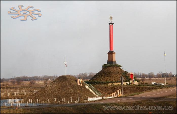Пам'ятник на честь битви під Крутами. Квітень 2010 р.