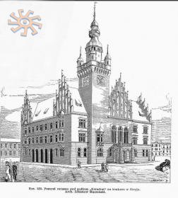 Проекти ратуші у Стрию, 1906 р.: "Квадрат"
