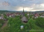 Аерофотозйомка Миколаївської церкви у Нижній апші на Тячівщині