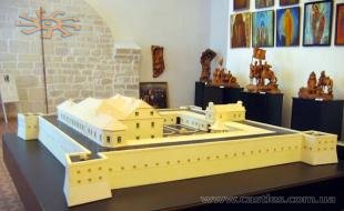 The model of the castle in one of the museum’s rooms