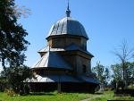 A wooden church in suburb Vynnyky