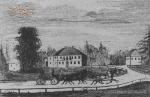 Палац і флігель в кривині. Тижневик Klosy, 1875 р.
