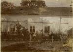 Свірж. Фото до 1909 р. Фасад крила з боку саду