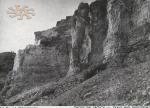 Скелі над Дністром в Окопах. Тернопільська поштівка з 1936 р. з Polona.pl