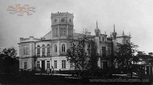 Палац графів Борковських у Мельниці над Дністром. Фото до 1914 р.
