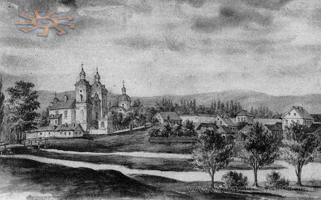 Костел в Старій Синяві. Наполеон Орда, 1871 рік.