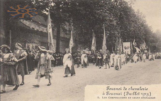 1913 р. Середньовічне свято в Турне.