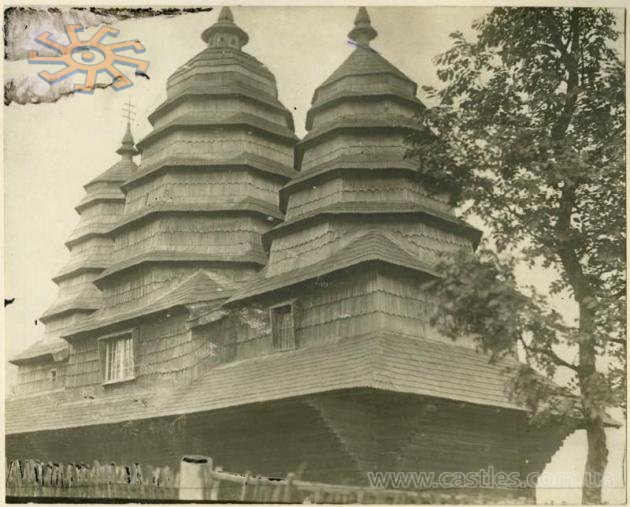 Церква Собору Богородиці в 1904 р. Матків