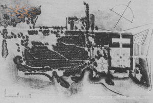 План вишнівецької резиденції. 1938 р.