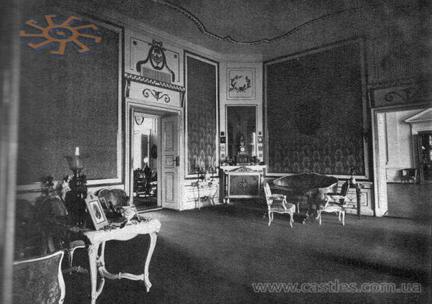 Трояндовий салон вишнівецького палацу. 1912 р.