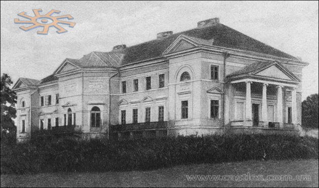 Палац в Плотичі на початку ХХ ст.