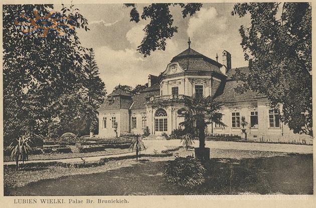 Так виглядав палац Бруницьких на початку ХХ ст. Любінь Великий