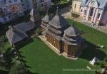 Аерофото Покровської церкви у Моршині