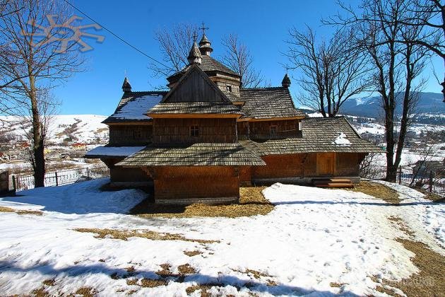 Ясіня, дерев'яна церква