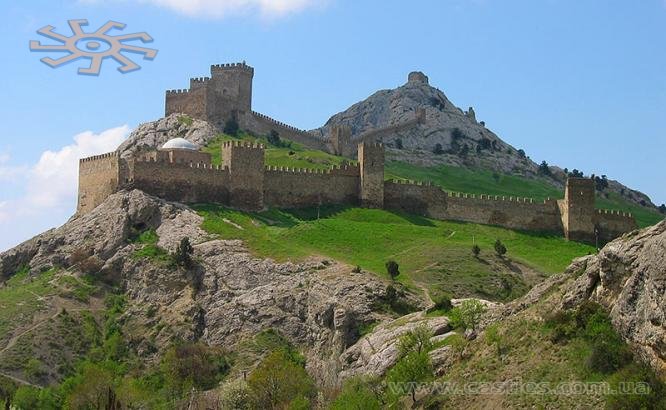 Генуезька фортеця в Судаку, Крим. Twierdza genueńska w Sudaku