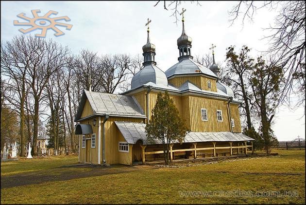 Село Кути на Львівщині,  церква Різдва Пресвятої Богородиці (1750 р.)
