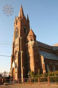 Kamionka Bużańska, neogotycki kościół z 1911-1920, zbudowany wg projektu dr arch. Teodora Talowskiego