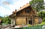 Old wooden house in the centre of Skole in Ukraine