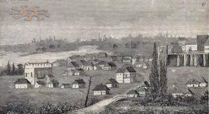 Вид Шаргорода. З польського тижневика Kłosy (№543 за 25.11.1875)