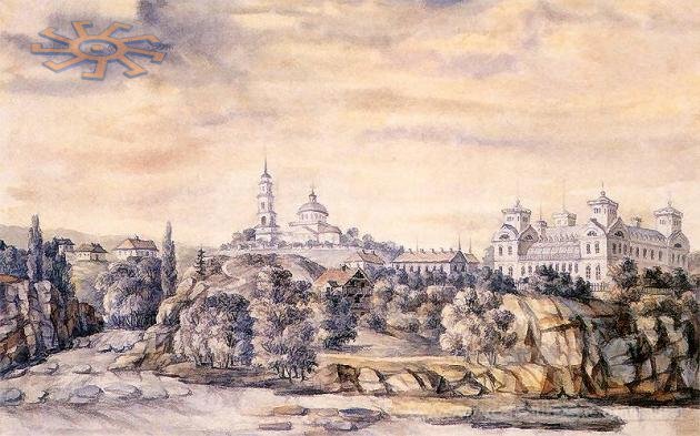 Наполеон Орда побачив Преображенську церкву та палац в Корсуні саме такими.