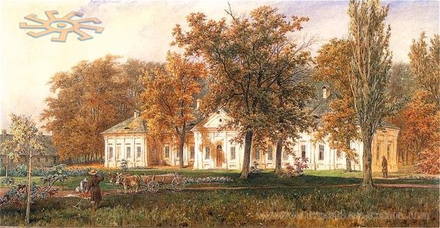 Юліуш Коссак. Палац в Синяві. 1875 рік.