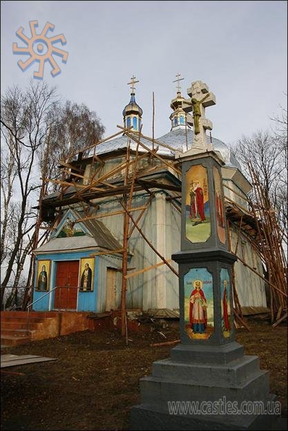 Церква св. Юра (Юрія) в Бережанці, Лановецький район.