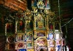 ז'ובקבה. П'ятиярусний іконостас у Жовківській церкві св. Трійці