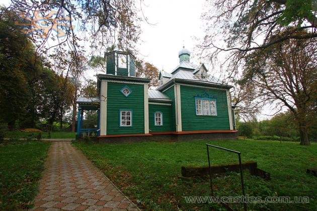 Баговиця, церква Різдва Богородиці (1864–1868) синодального типу. 29 вересня 2013 р.