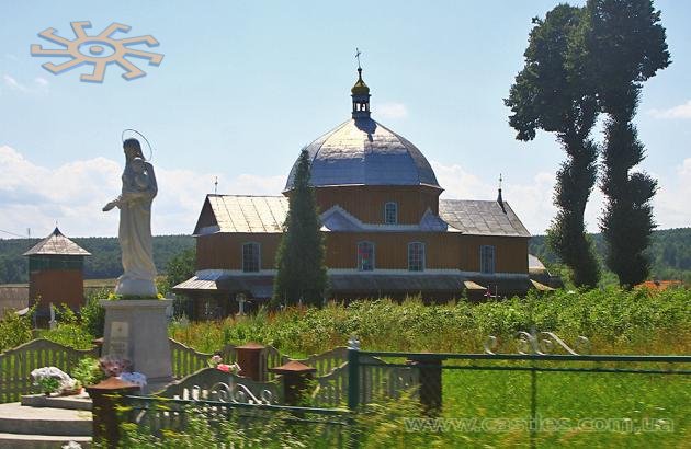 Василівська церква (1874) у Брониці. Фото - серпень-2011.