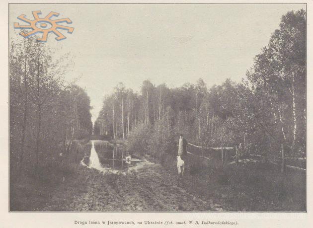 А от вам кадр про стан доріг на початку ХХ століття. Wies Ilustrowana № 5 1911