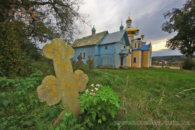 Дерев'яна церква в Довгому 14 жовтня 2020 р.