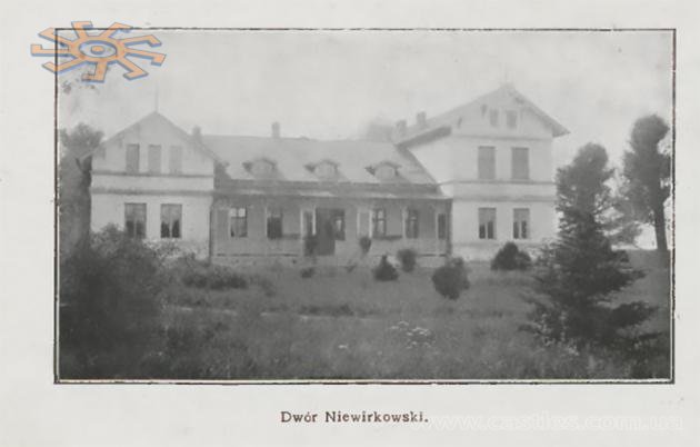 Двір у Невіркові. З журналу Wies Ilustrowana № 3 за 1912