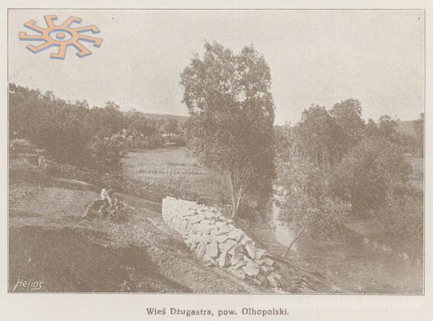 Краєвид у селі. "Wies i dwor" № 16 за 1913 р.