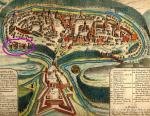 Французький план міста від 1691 р. (перевернутий). На місці Польської - Руська брама
