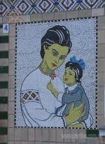 Раківчик. Радянських часів мозаїки дитячого садочка