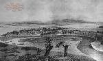 М.-Б.Стенчинський. Вид на Журавно з гори Бакоцино, 1847 р.