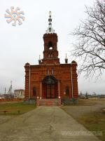 Миколаївська церква (1887, цегляний стиль) у Маршинцях, 1 січня 2014 р.