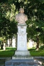 Adam Mickewicz' monument in Drohobycz