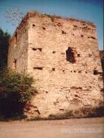 Одна з збережених башт замку.