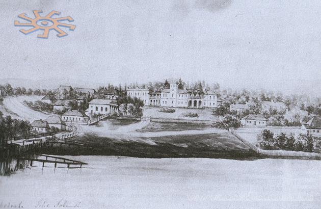 Наполеон Орда малював у 1870-тих малював палац Собаньських в Ободівці. Obodivka. Obodówka (obwód winnicki)