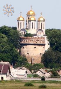 Замок в Острозі від межиріцького монастиря