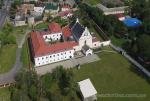 Колишній домініканський монастир у Летичеві, аерофотозйомка.