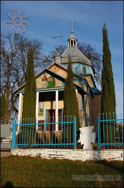 Дерев'яна церква в Помірцях, 20 листопада 2009 р.