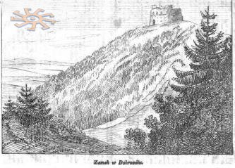 Przyjaciel Ludu, 1844 р. Замок в Добромилі. Сліпа гора лиса.