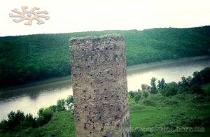 Castle of Rakovets on the river bank